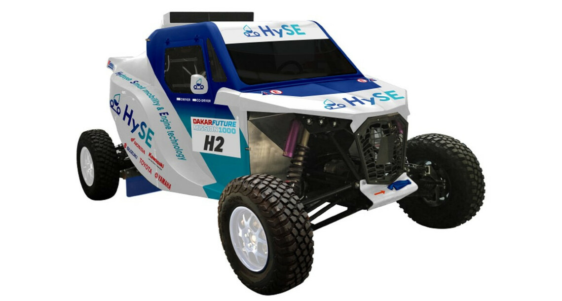 Technologia wodorowa sprawdzona w Rajdzie Dakar. Sukces pojazdu HySE-X1 z silnikiem wodorowym. Toyota partnerem projektu
