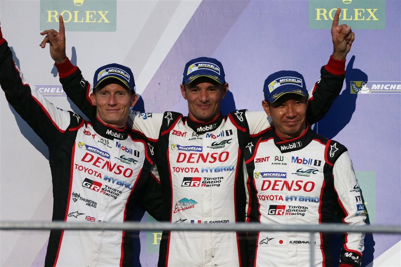 ﻿Tým TOYOTA GAZOO RACING se postavil v Mexiku na stupně vítězů