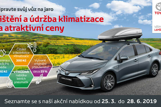 Toyota připravuje vozy na jaro za výhodné ceny