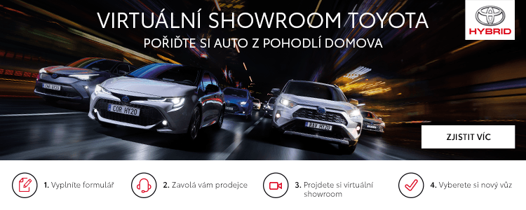 Toyota v Česku spouští unikátní virtuální showroom