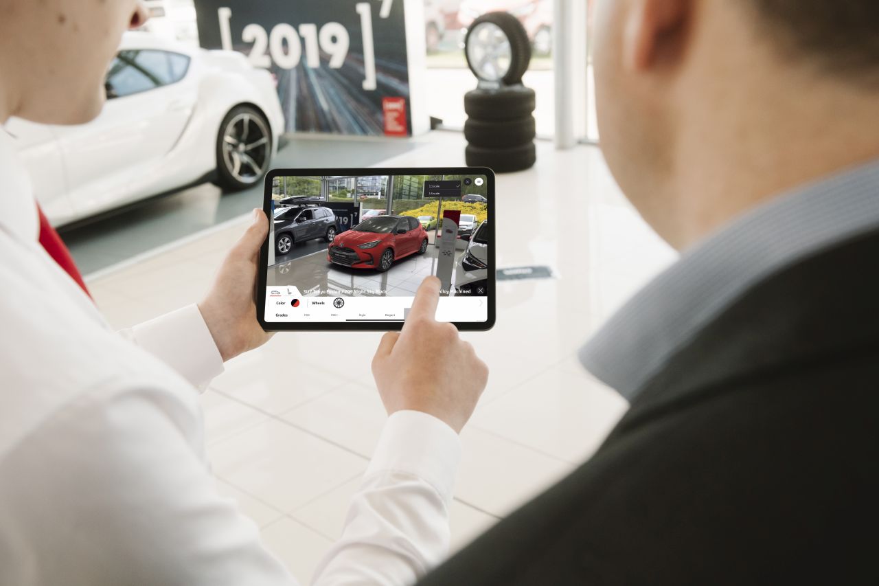 S novou aplikací do mobilních telefonů lze novou Toyotu Yaris vidět už dnes