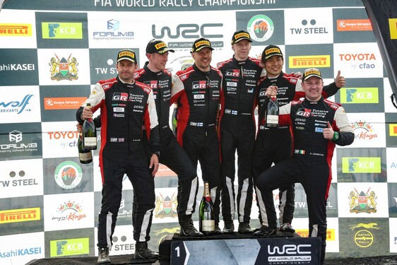Rallye Safari Keňa: Toyota se zapsala do historie ziskem prvních čtyř míst