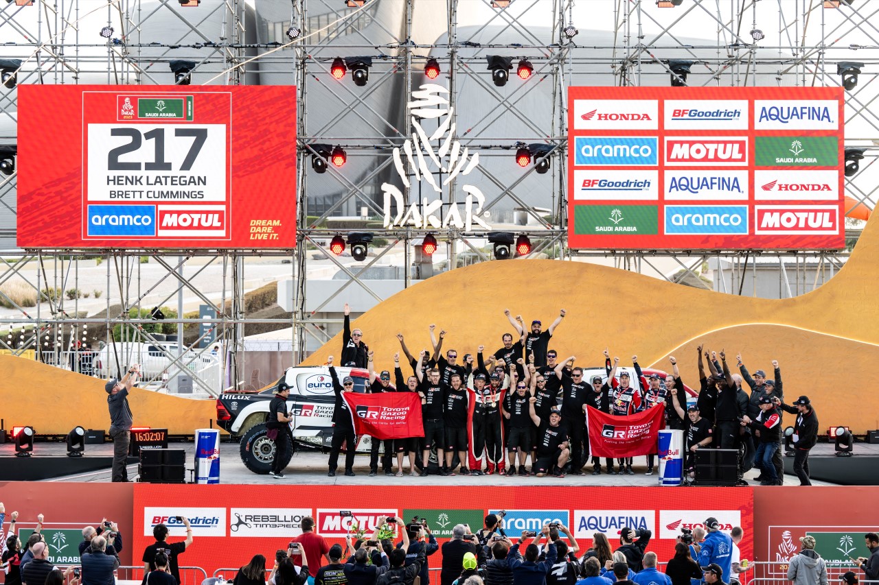 TOYOTA GAZOO Racing podruhé v řadě vítězí na Dakaru