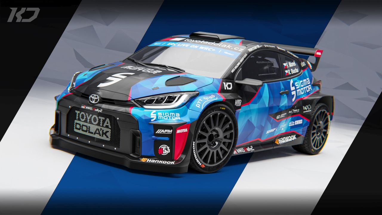 Toyota Dolák vstupuje do rallye s novým GR Yarisem Rally2 a českou posádkou