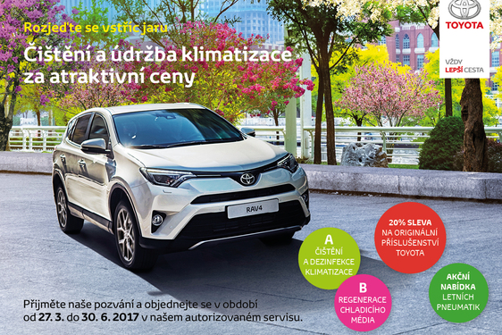 Toyota zve na jarní servisní kampaň