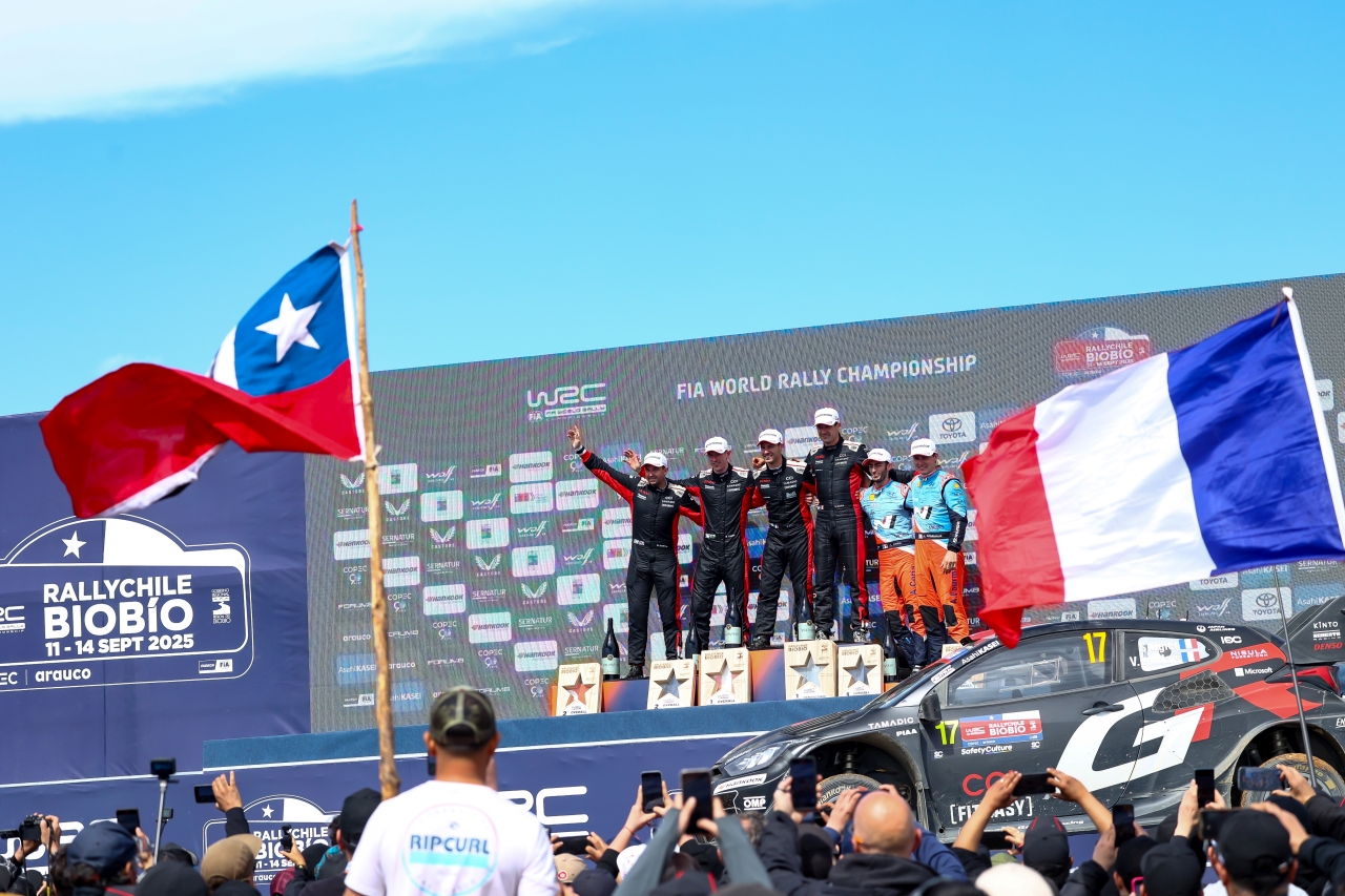 Chilská rallye: Ogier v čele dalšího doublu, Toyota překonává rekord ve vítězství značek