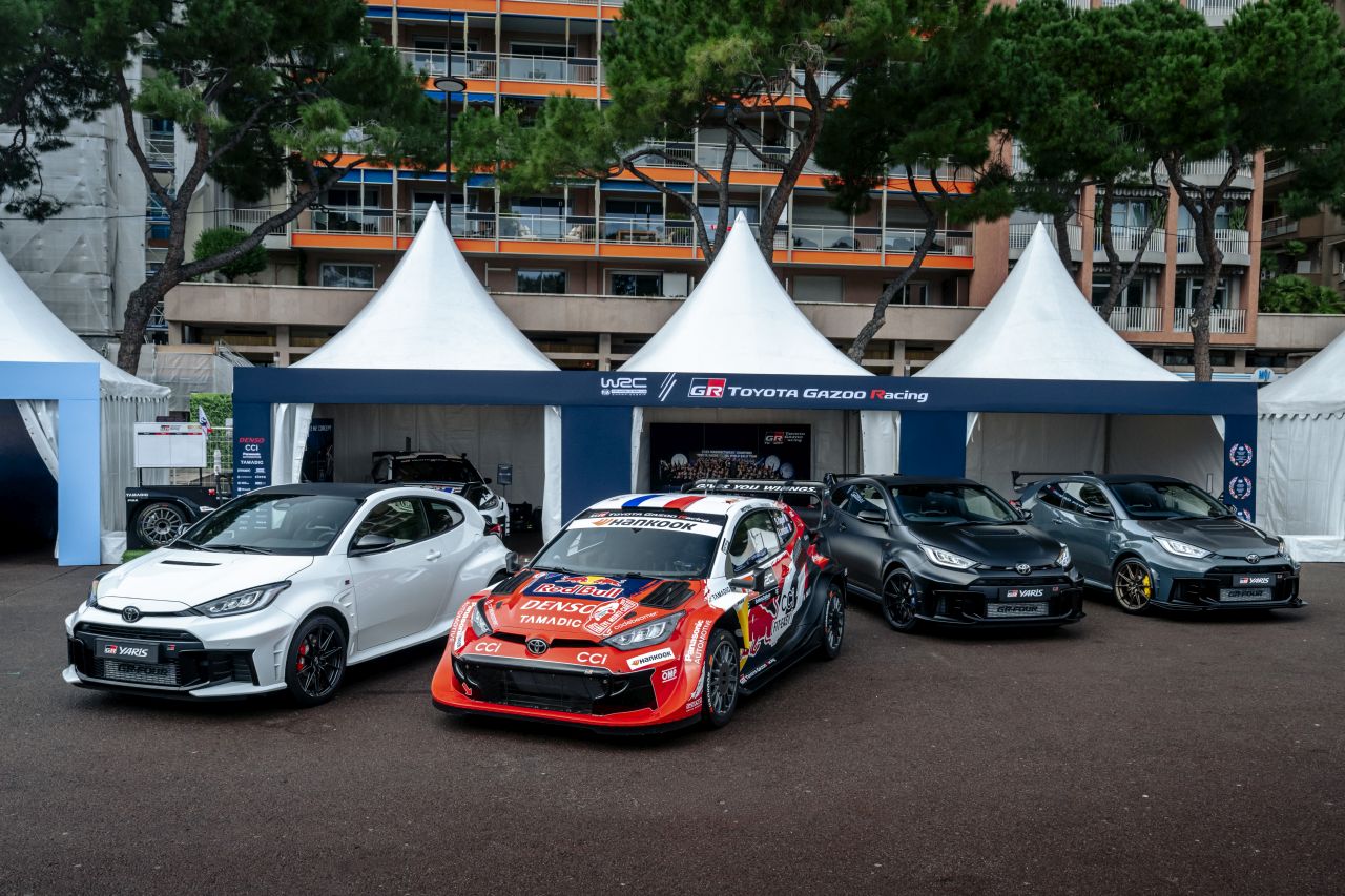Nový GR Yaris Aero Performance se představil na Rallye Monte Carlo