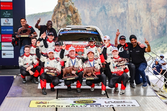 Safari rallye Keňa: Katsuta vybojoval pro Toyotu premiérové vítězství
