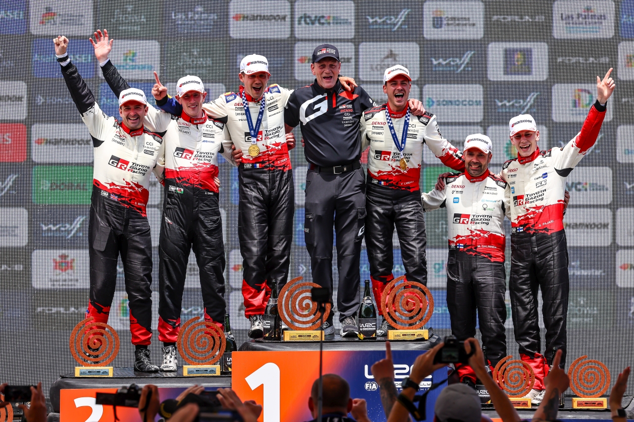 Rallye Kanárské ostrovy: Ogier vítězí po souboji jezdců Toyota Gazoo Racing