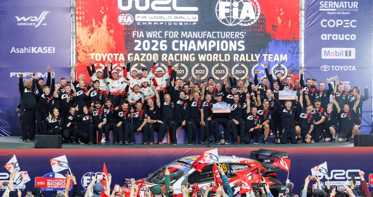 Chilská rallye: Toyota po vítězství Solberga vyrovnala historický rekord vyhraných titulů