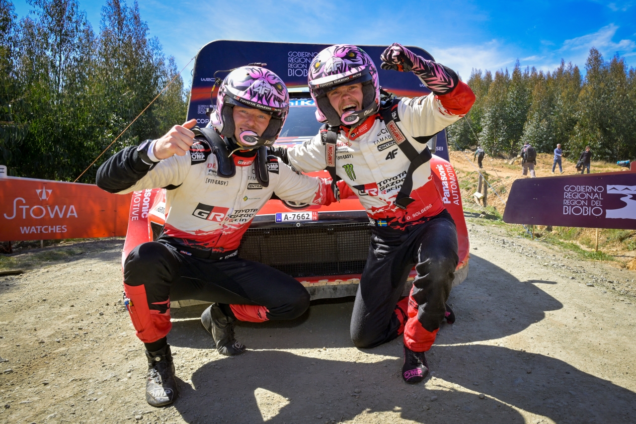 Chilská rallye: Toyota po vítězství Solberga vyrovnala historický rekord vyhraných titulů