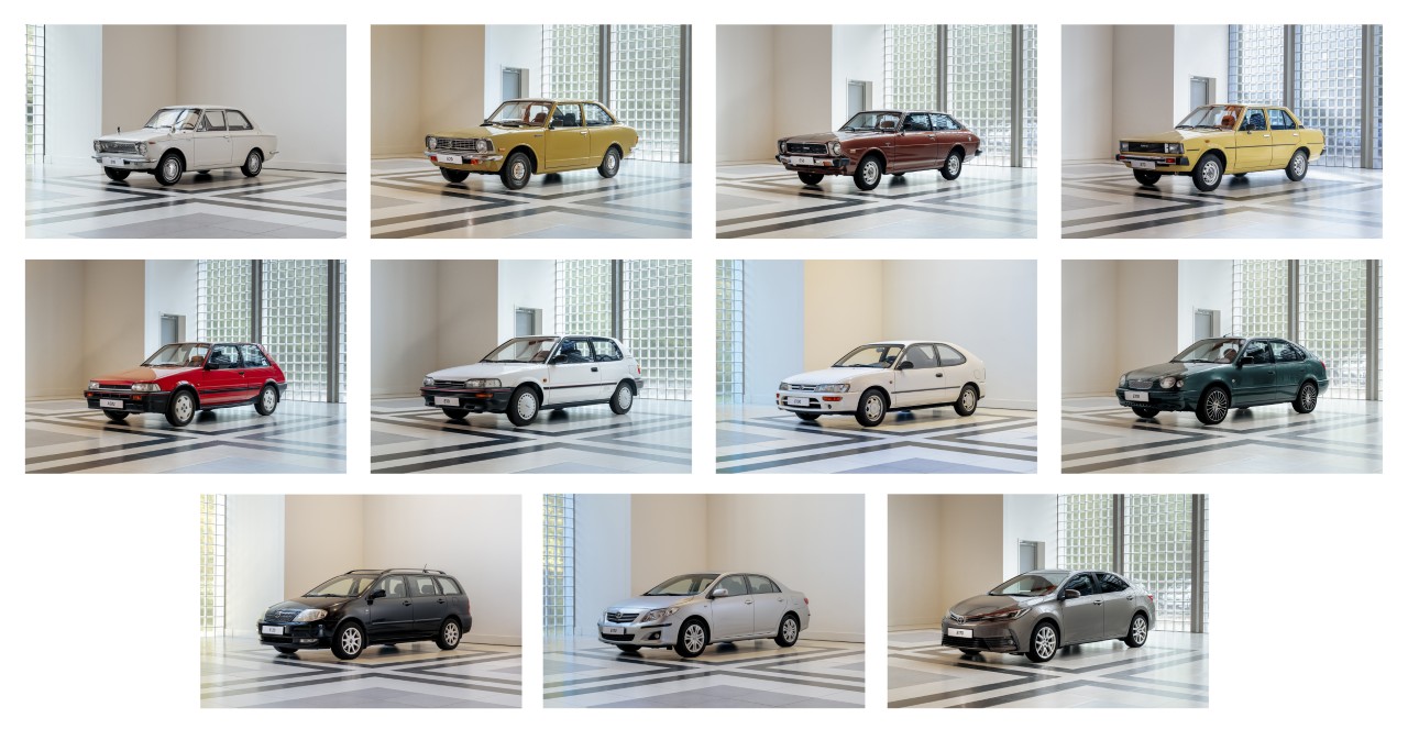 Nejprodávanější vůz světa Toyota Corolla slaví 60 let