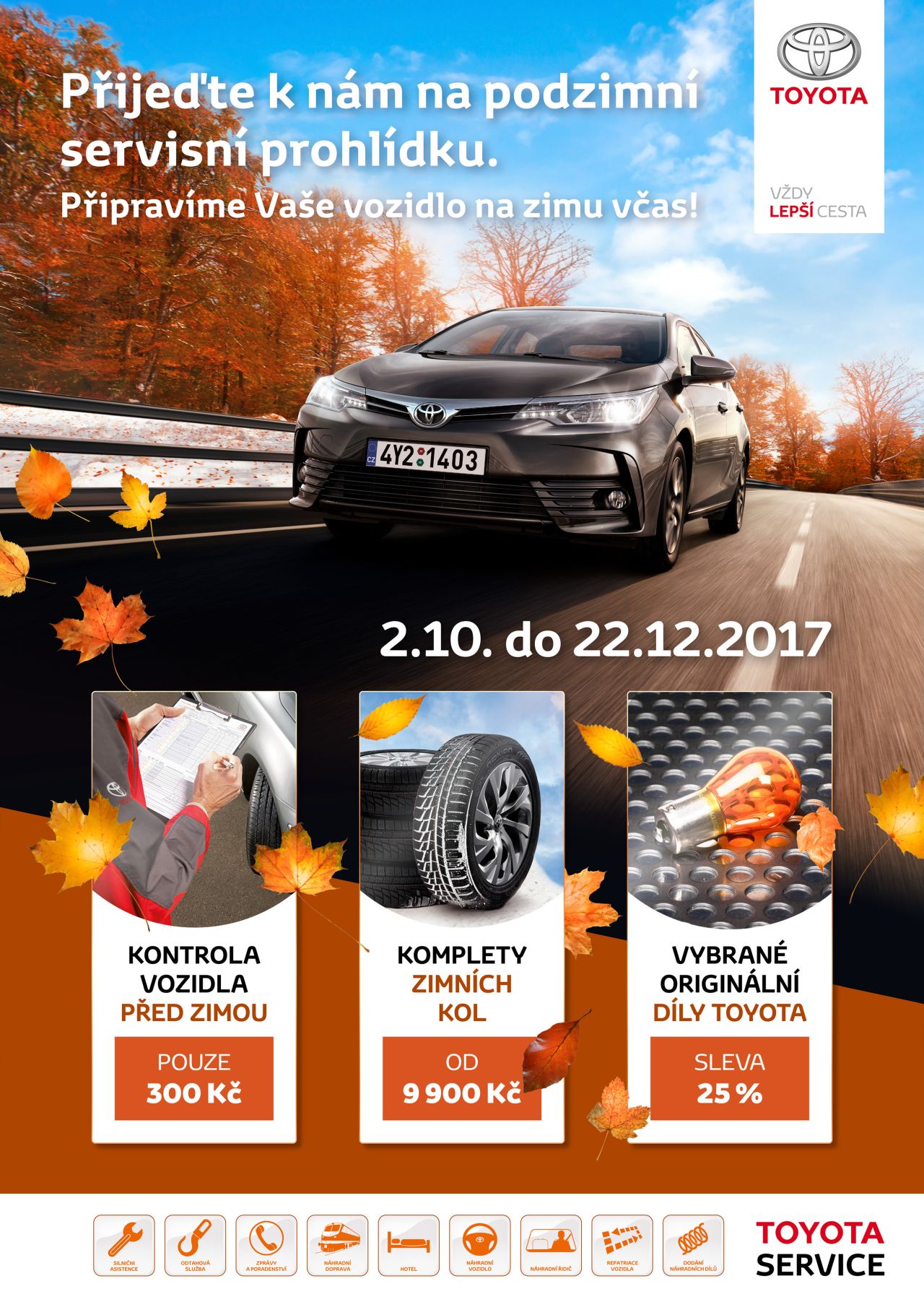 Toyota zve na podzimní servisní kampaň