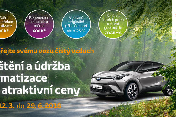 Toyota připravila jarní servisní kampaň s řadou atraktivních výhod pro zákazníky