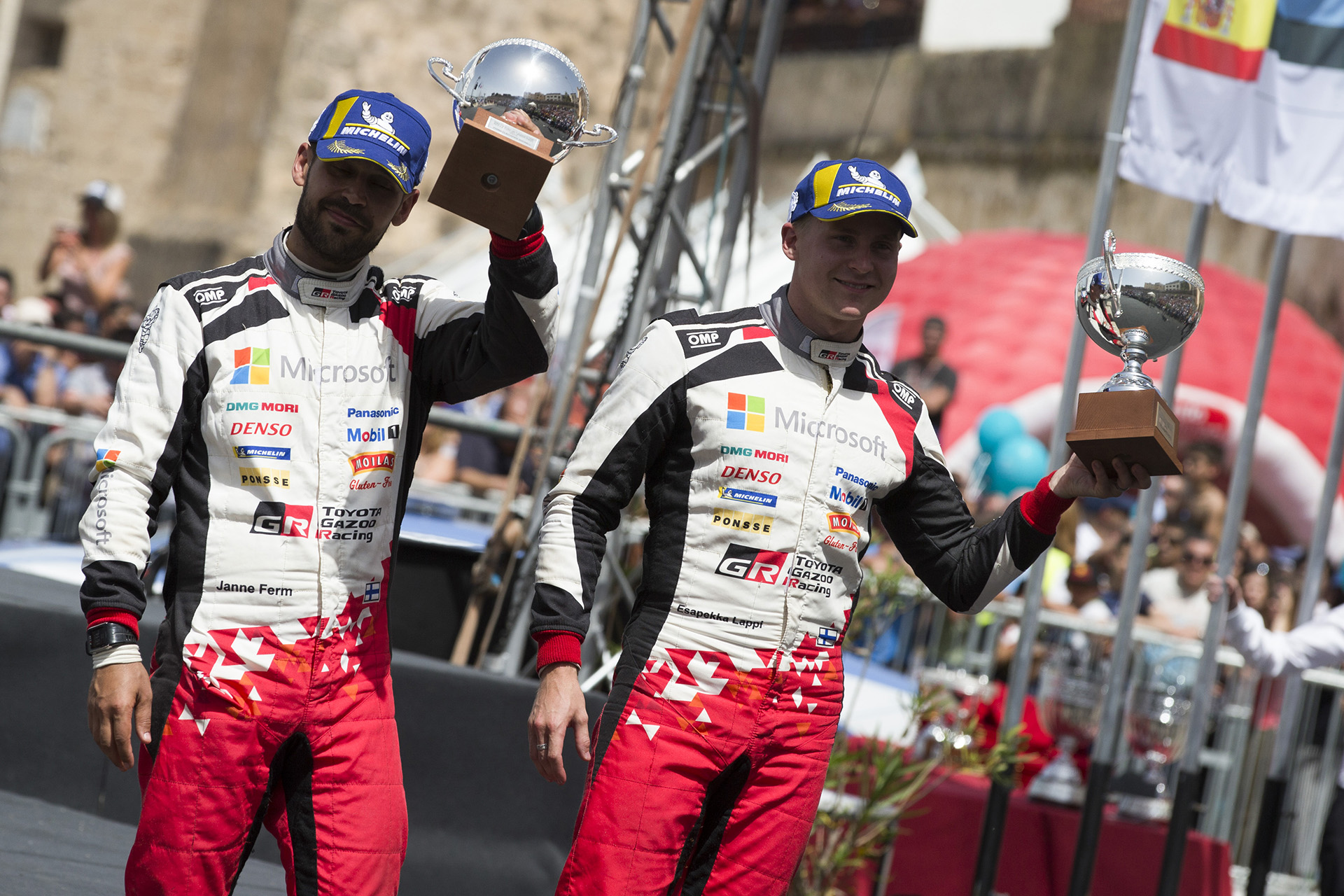 Lappi na stupních vítězů Rallye Sardinie