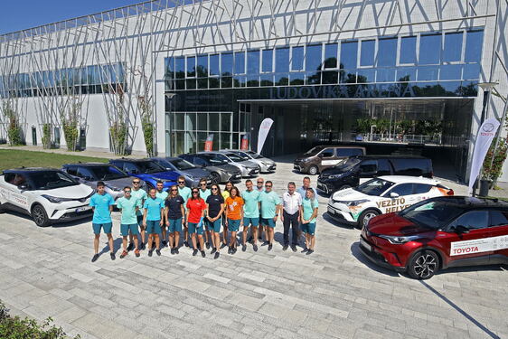 A TOYOTA SEGÍTI A MA KEZDŐDŐ MAGYAR ÖTTUSA VB ÉS A HAZAI KERETTAG SPORTOLÓK LOGISZTIKAI FELADATAIT