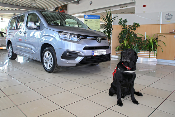 A MAGYAR VAKOK ÉS GYENGÉNLÁTÓK ORSZÁGOS SZÖVETSÉGE HASZNÁLHATJA MAJD A VADONATÚJ TOYOTA PROACE CITY VERSO ELSŐ HAZAI PÉLDÁNYÁT