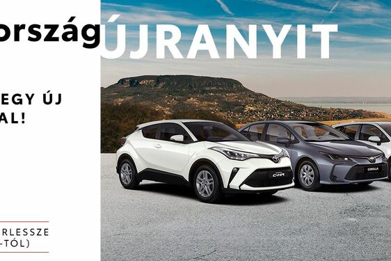  ÍGY HASZNÁLHAT AKÁR FÉL ÉVIG INGYEN EGY ÚJ TOYOTÁT