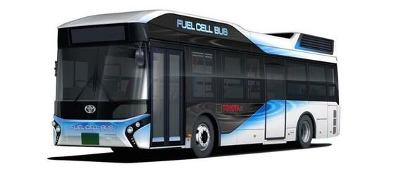 JÖVŐ ÉV ELEJÉN JAPÁNBAN ÉRKEZNEK AZ ÜZEMANYAGCELLÁS TOYOTA BUSZOK