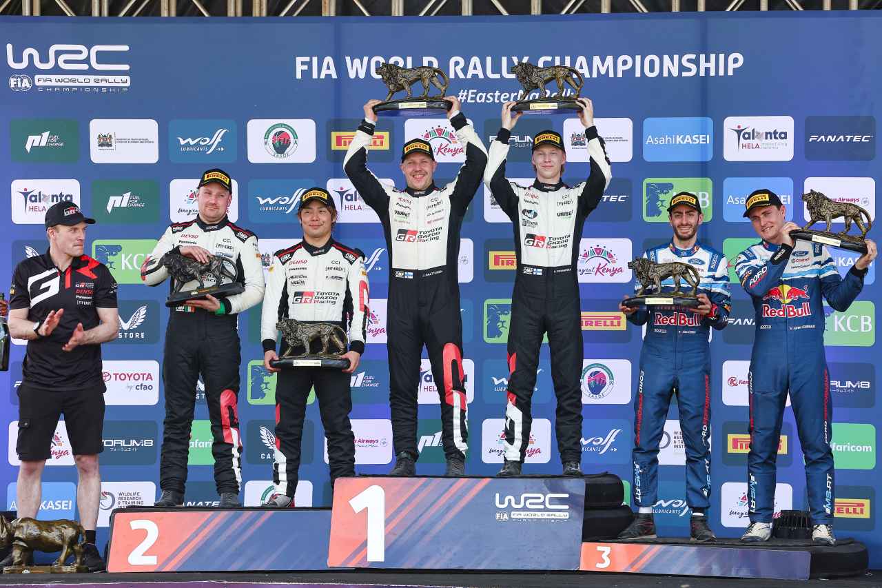 A hétvégi kenyai diadal után ismét a TOYOTA GAZOO Racing áll az élen a gyártók versenyében a Rally Világbajnokságban
