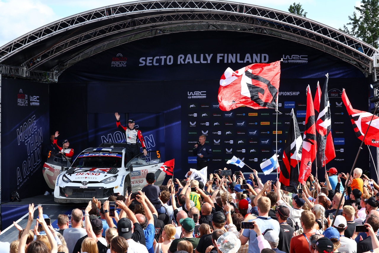 Ogier behúzta a TOYOTA GAZOO Racing számára a hazai terepnek számító Finn Rallyt 