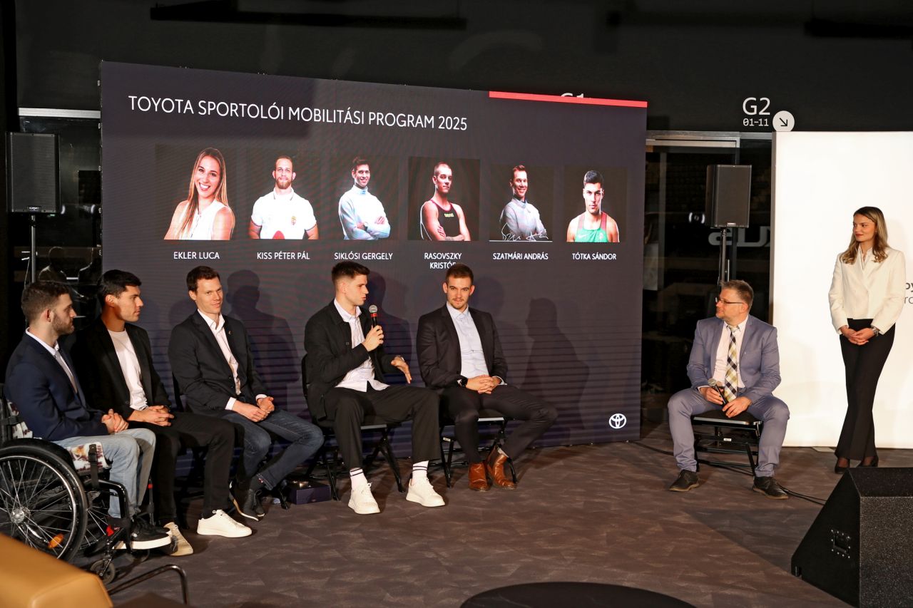 6 magyar olimpikon és paralimpikon mobilitását biztosítja 2025-től a Toyota