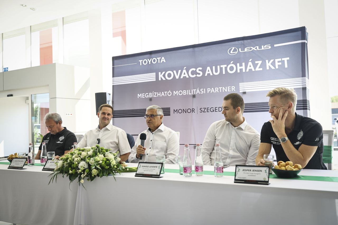 Második évébe lépett az FTC-Rail Cargo Hungaria női kézilabdacsapata és a Toyota Kovács együttműködése 