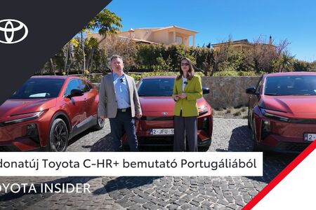 Vadonatúj Toyota C-HR+ bemutató Portugáliából | Toyota Insider