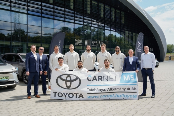 MOL Tatabánya KC és Toyota CARNET M5: a piacvezető autómárkával erősít a bajnoki bronzérmes és EHF Európa Kupa-ezüstérmes kézilabdacsapat