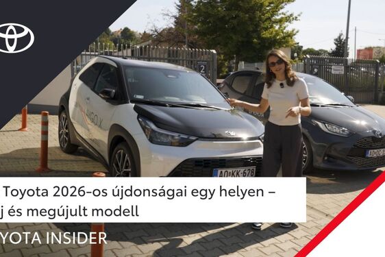 A Toyota 2026-os újdonságai egy helyen – 8 új és megújult modell | Toyota Insider