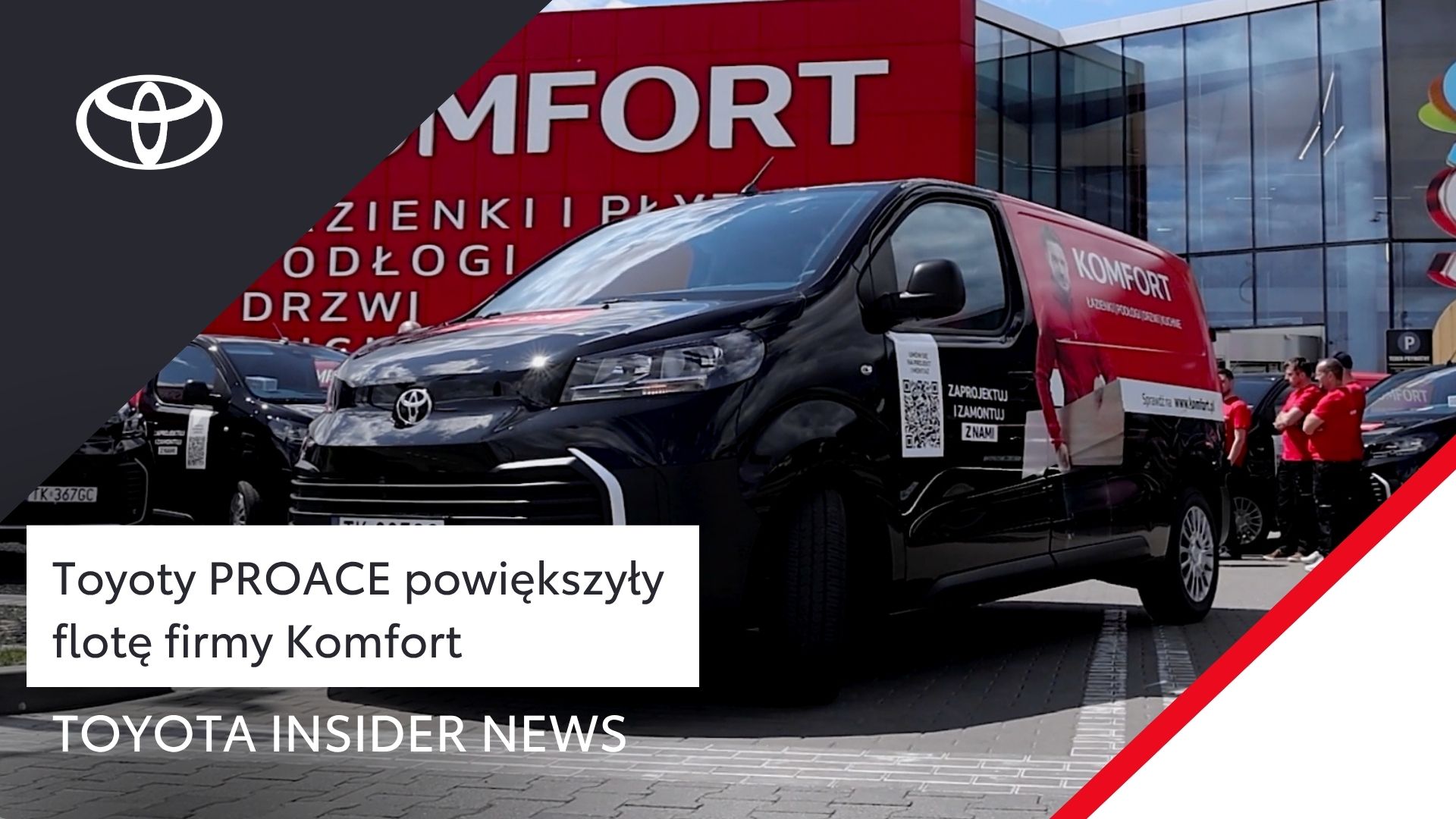 Toyoty PROACE powiększyły flotę firmy Komfort | Toyota Insider News