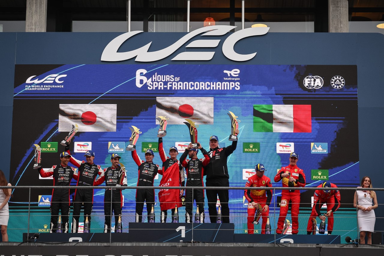 Spektakularne zwycięstwo zespołu TOYOTA GAZOO Racing na torze w Spa