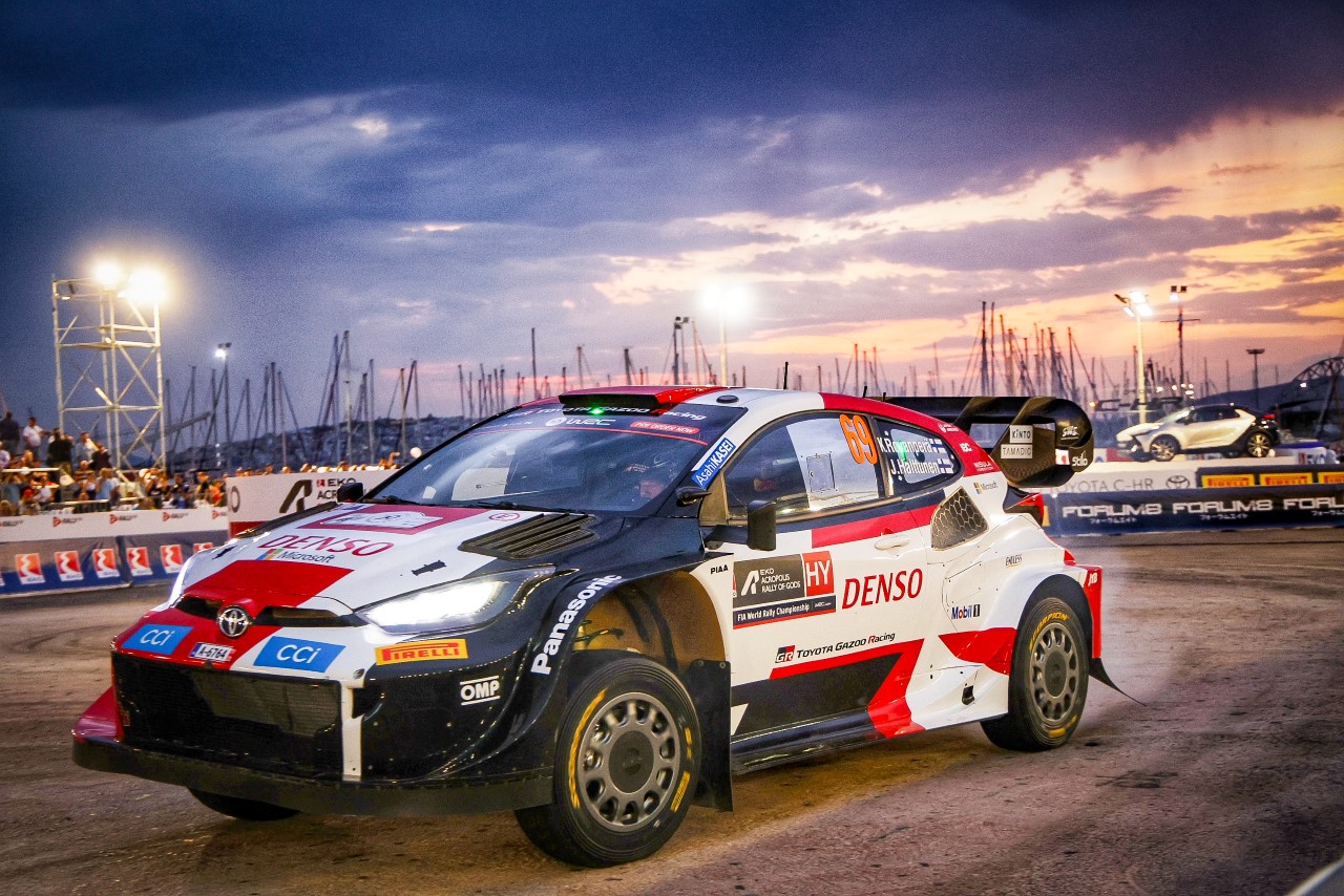 Podwójne zwycięstwo Toyoty GR Yaris Rally1 HYBRID w legendarnym Rajdzie Akropolu