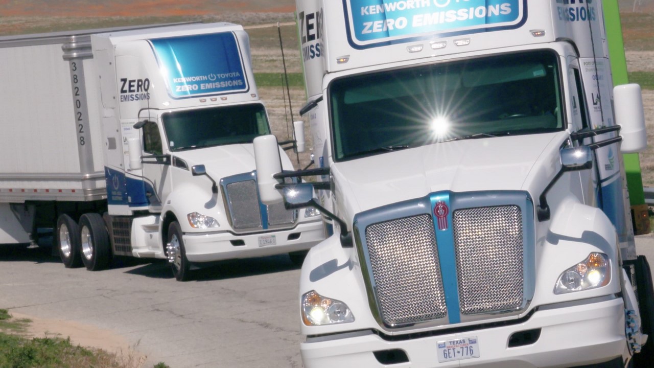 Toyota i Kenworth zakończyły program testowy 10 wodorowych ciężarówek w porcie Los Angeles