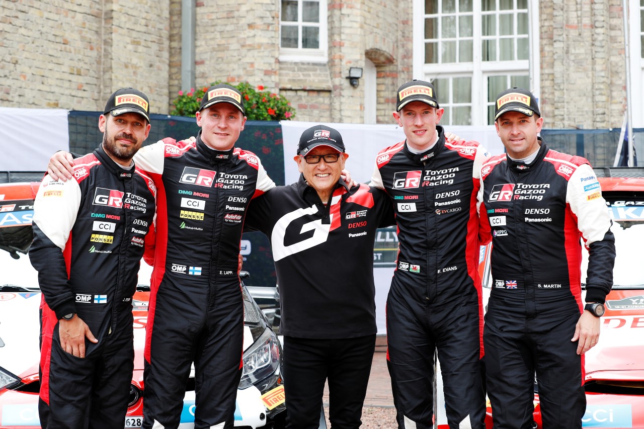 Dwie Toyoty GR Yaris Rally1 na podium Rajdu Belgii