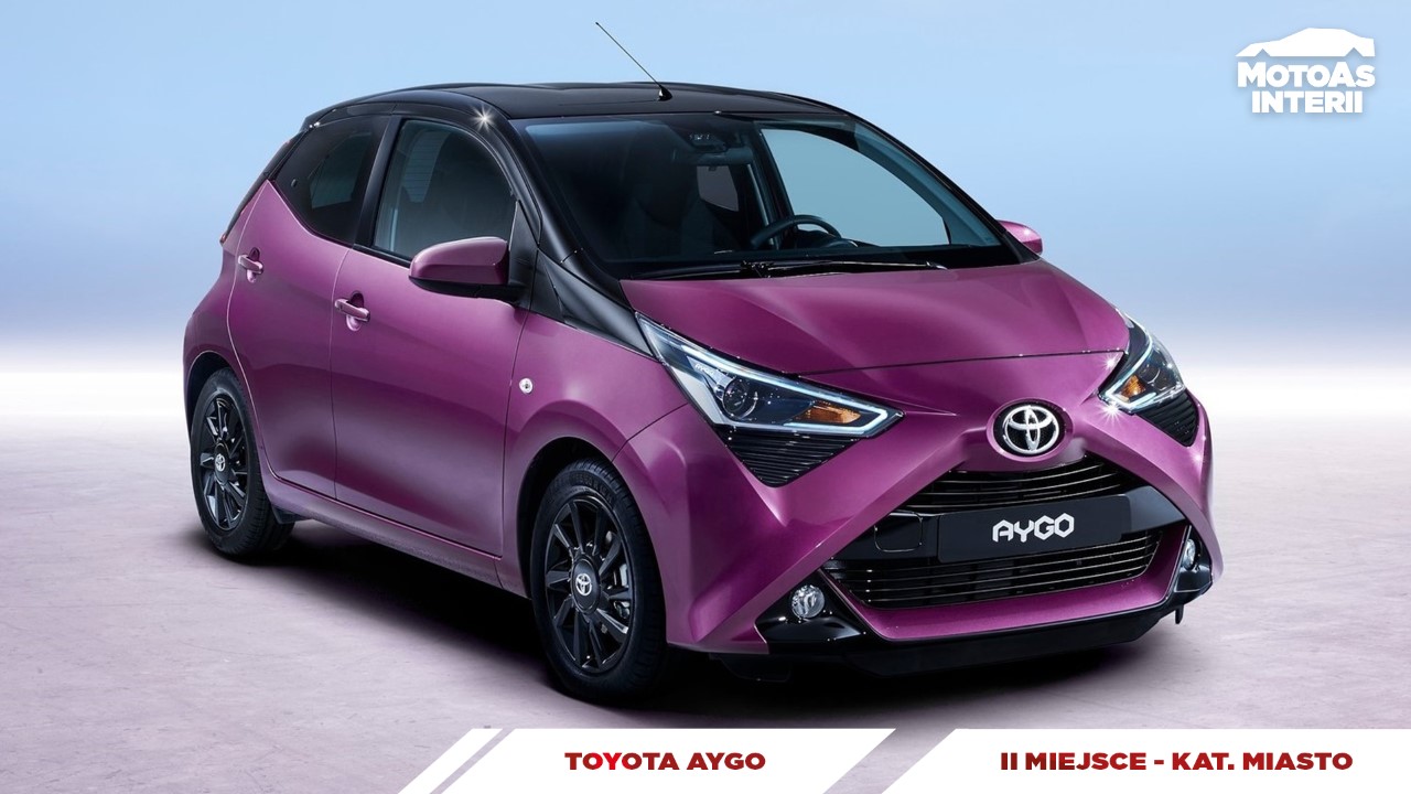 Toyota AYGO zdobyła drugie miejsce w plebiscycie MotoAs portalu Interia 