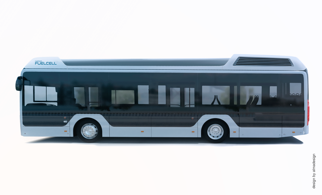 Toyota udostępnia technologię wodorowych ogniw paliwowych portugalskiemu producentowi autobusów Caetanobus SA  