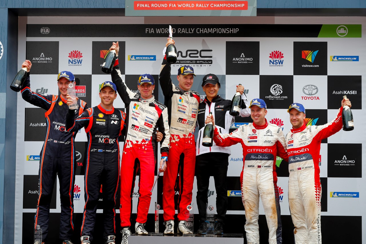 Toyota Rajdowym Mistrzem Świata po wygranej w Australii