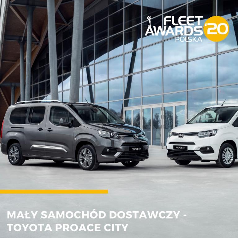 Toyota zdobyła 3 statuetki w konkursie Fleet Awards