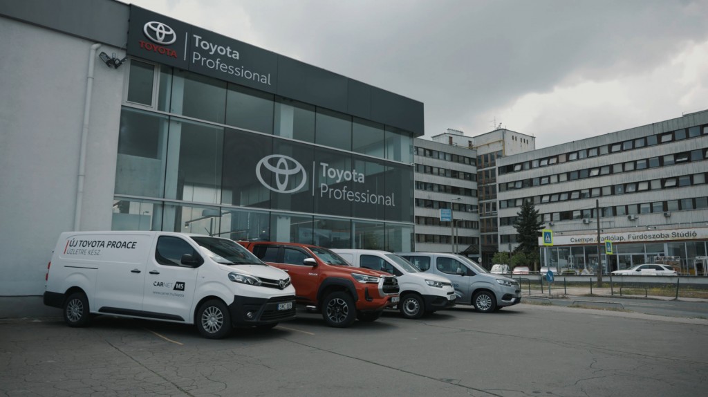  A CarNet M5 megnyitotta az első magyarországi Toyota Haszongépjármű Centrumot