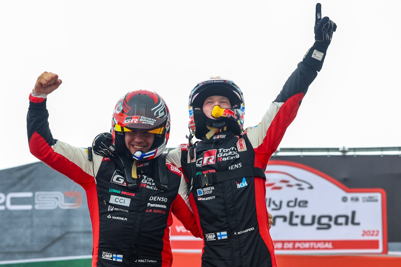 Rovanperä a Evans na prvých dvoch miestach v Portugalsku s Toyotou GR YARIS Rally1