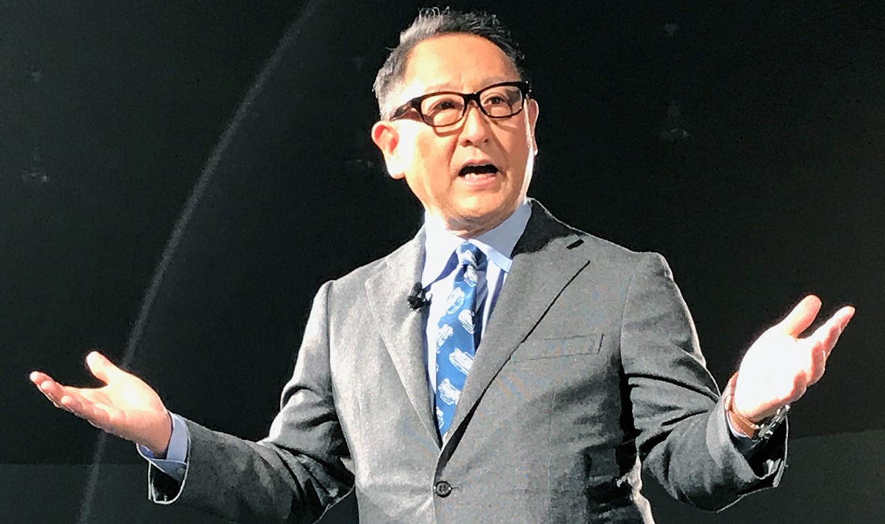 A jövő autógyártóinak üzent Akio Toyoda