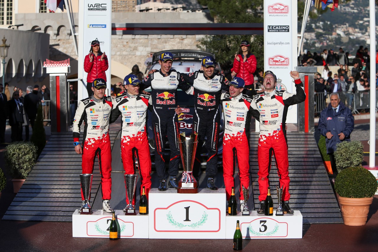 Podwójne podium dla Toyoty w Rajdzie Monte Carlo