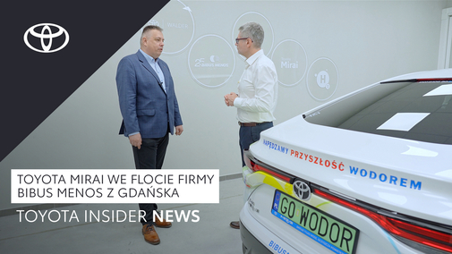 Wodorowa Toyota Mirai we flocie innowacyjnej firmy BIBUS MENOS