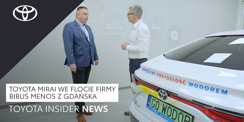 Wodorowa Toyota Mirai we flocie innowacyjnej firmy BIBUS MENOS