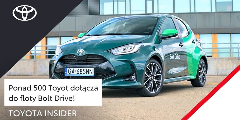  Ponad 500 Toyot dołącza do floty Bolt Drive | Toyota Insider Business