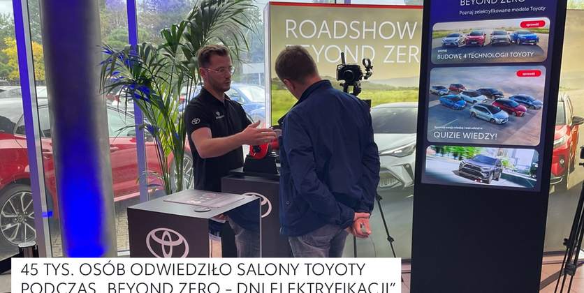 45 tys. osób odwiedziło salony Toyoty podczas „Beyond Zero - Dni Elektryfikacji”