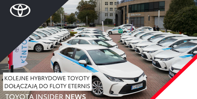 Kolejne hybrydowe Toyoty dołączają do floty Eternis | Toyota Insider News