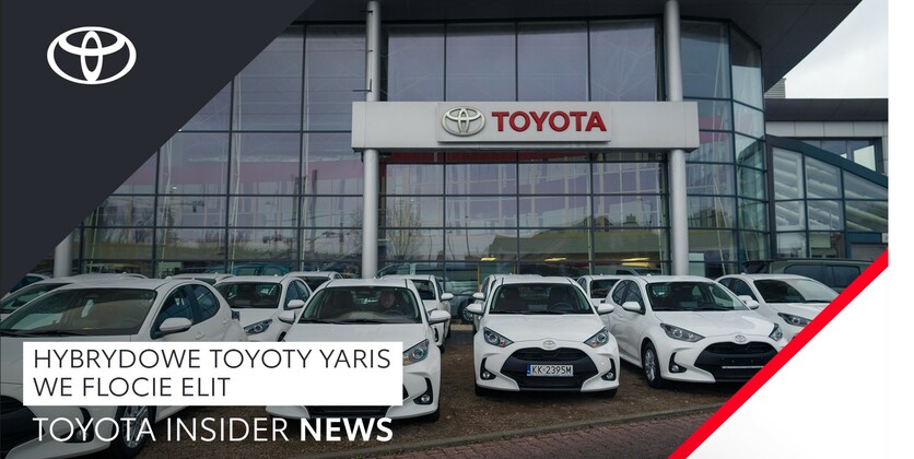 Hybrydowe Toyoty Yaris we flocie Elit Polska | Toyota Insider News