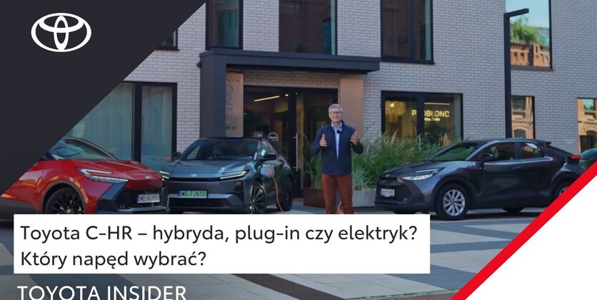 Toyota C-HR – hybryda, plug-in czy elektryk? Który napęd wybrać? | Toyota Insider